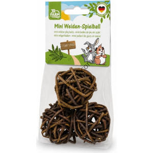 Топки от върба за гризачи, 3 бр. / 20 гр. - JR FARM Mini Willow Balls